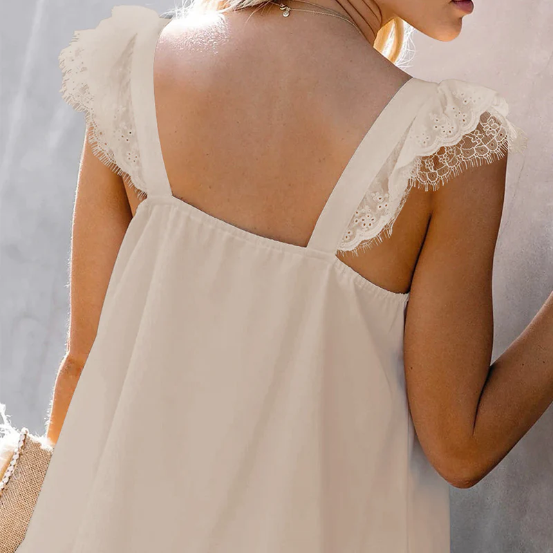 Ruffle V-Neck Tank Top - Image 14