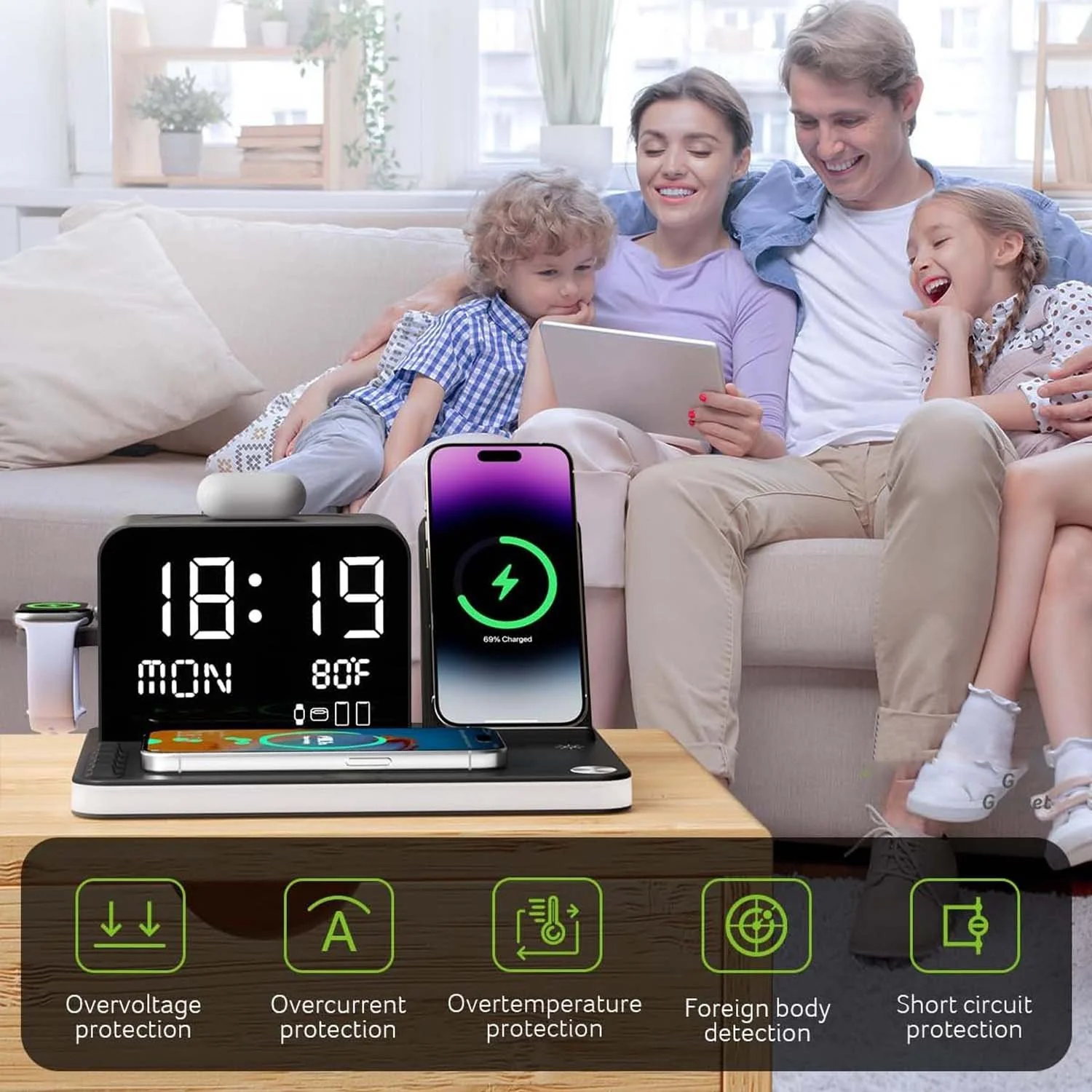 Saker® 7 in 1 Wireless Charging Station - Image 8