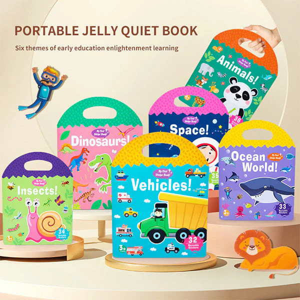 Saker Portable Jelly Quiet Book - Image 8