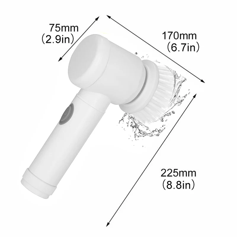 Saker Rechargeable Electric Cleaning Brush - Image 2