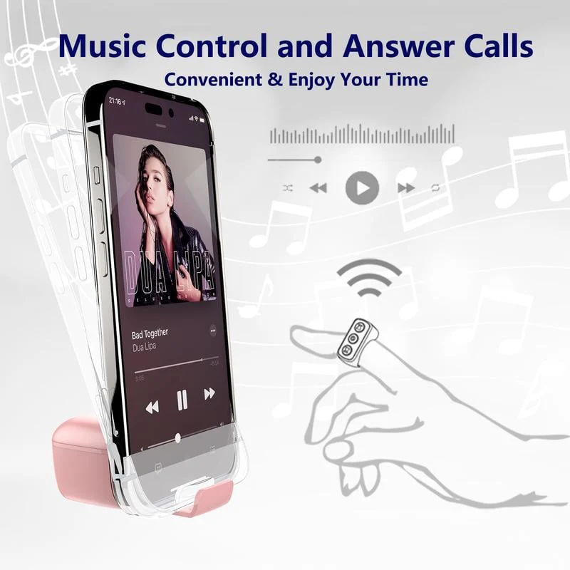 Saker Scrolling Ring Bluetooth Remote Control with Phone holder - Image 5