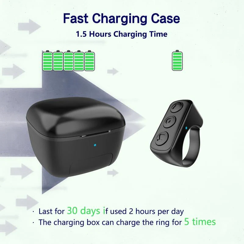 Saker Scrolling Ring Bluetooth Remote Control with Phone holder - Image 7