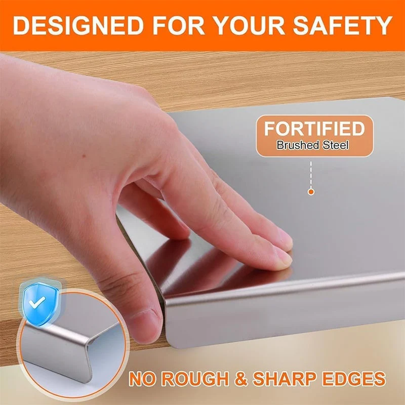 Sakerplus® Stainless Steel Kitchen Cutting Board - Image 3