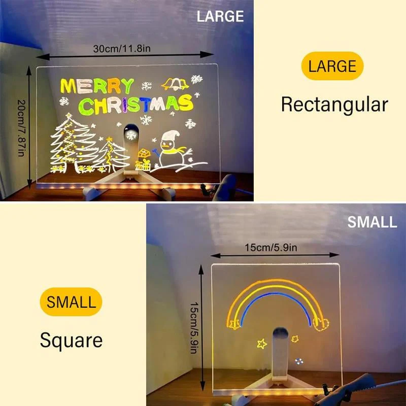 Sakerplus LED Note Board with Colors - Image 2