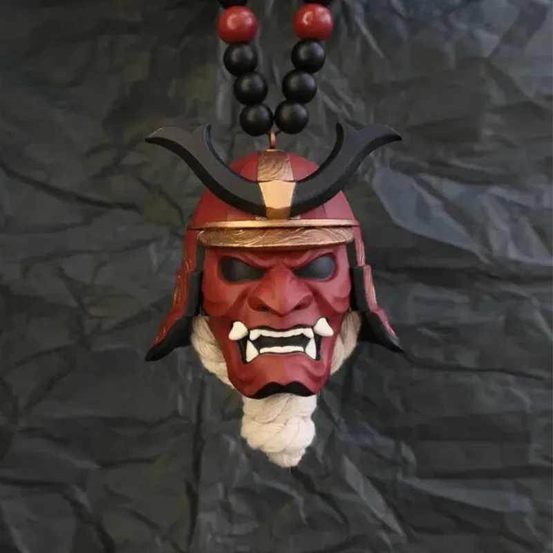 Samurai Helmet Car Hanging Pendant - Image 2
