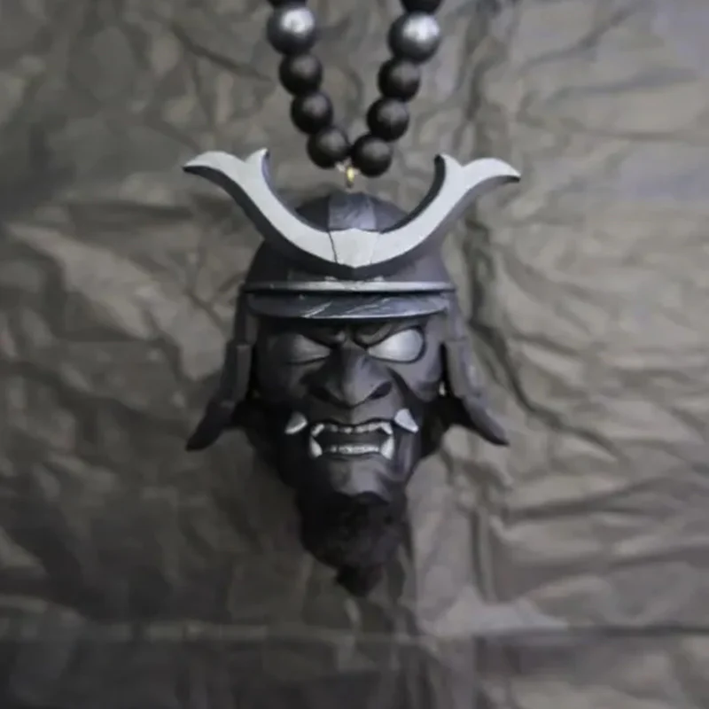 Samurai Helmet Car Hanging Pendant - Image 3