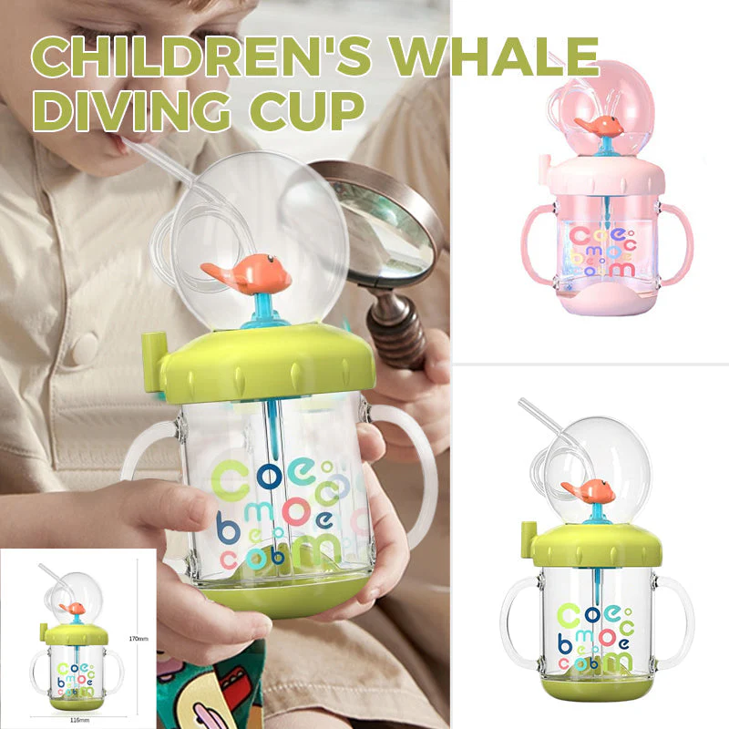 SANK BABY DRINKING CUP WITH WHALE SQUIRT - Image 2