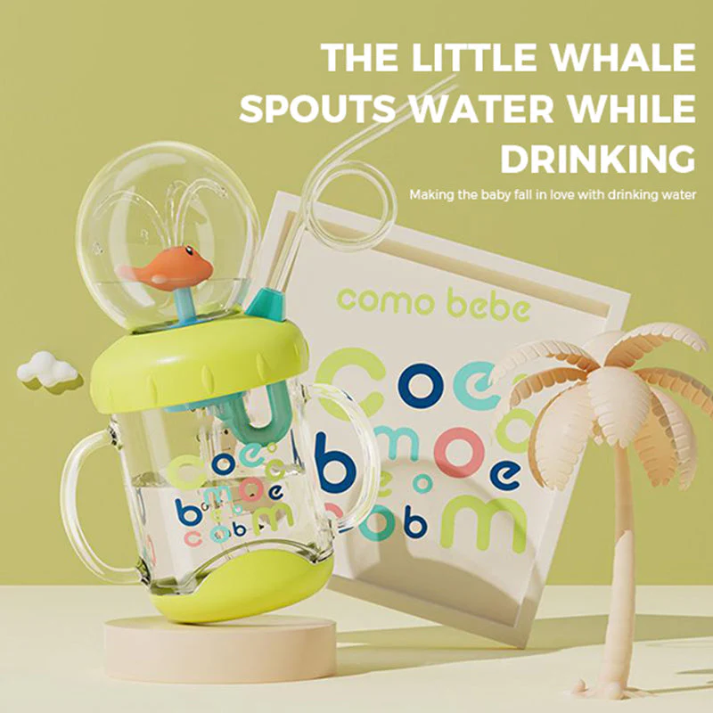 SANK BABY DRINKING CUP WITH WHALE SQUIRT - Image 3