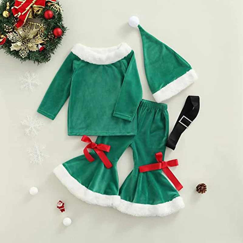 Santa Baby Christmas Theme Holiday Bell Set - Image 18