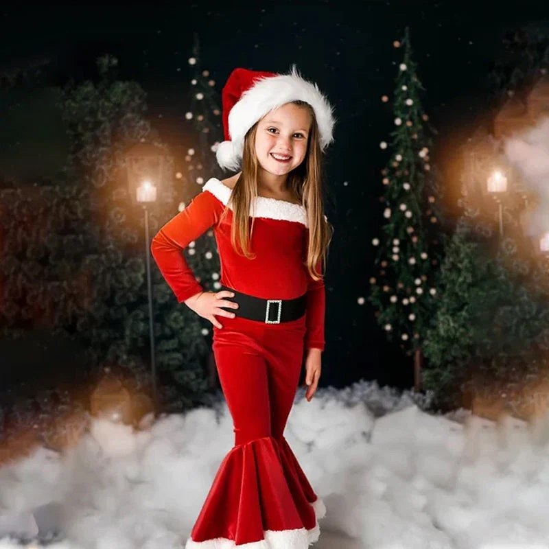 Santa Baby Christmas Theme Holiday Bell Set - Image 3