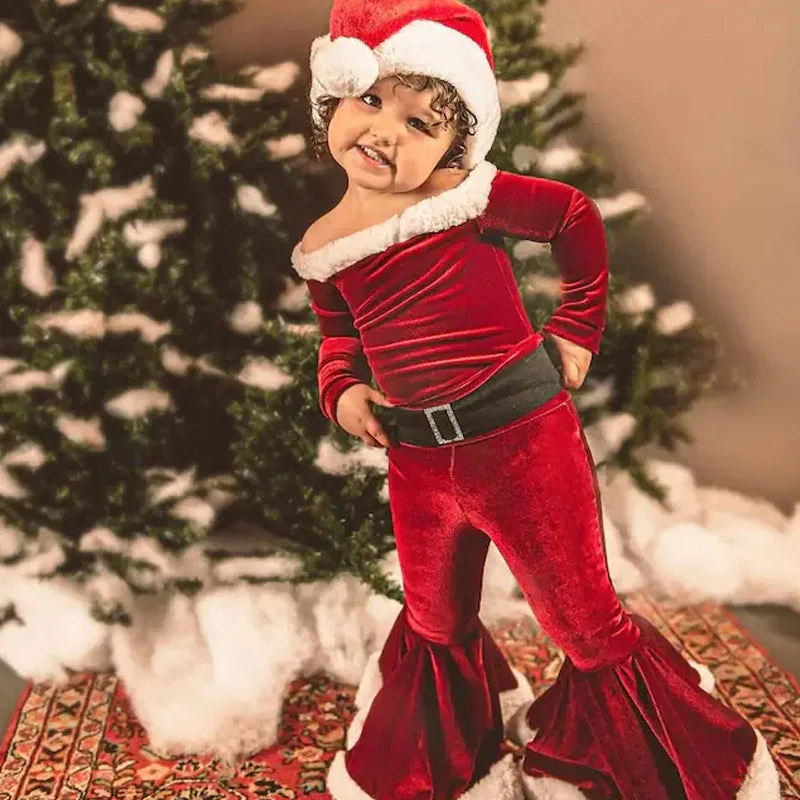 Santa Baby Christmas Theme Holiday Bell Set - Image 5