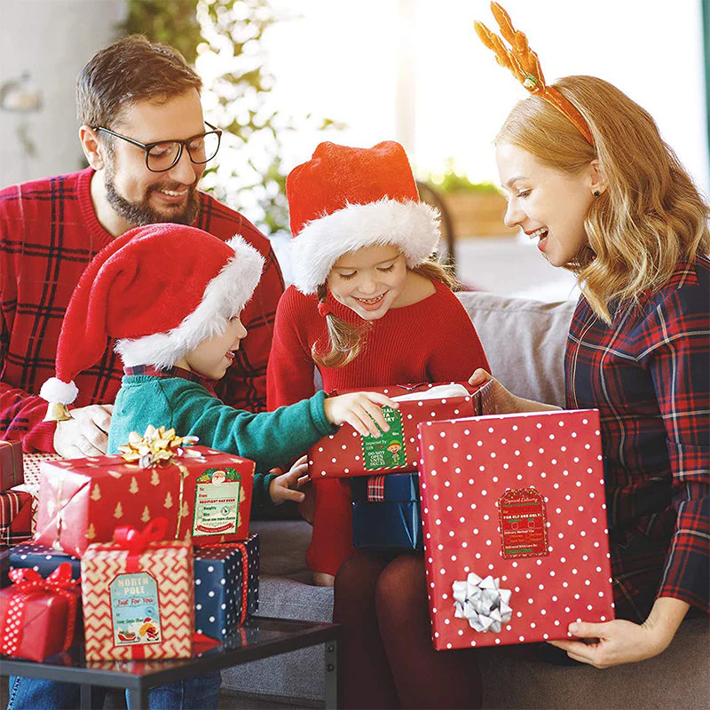 Santa Claus Stickers Roll - Image 10