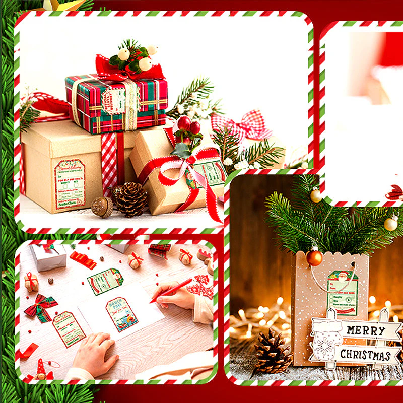 Santa Claus Stickers Roll - Image 7