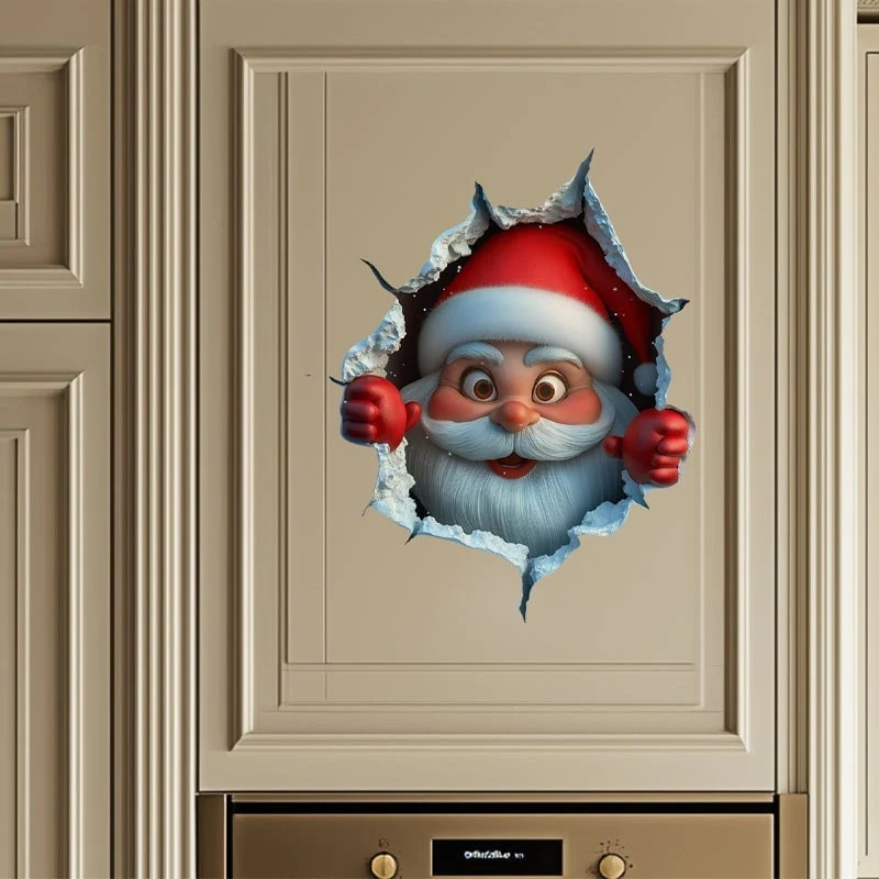 Santa Claus Wall Sticker Set - Image 10