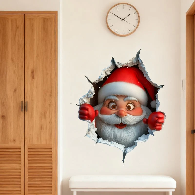 Santa Claus Wall Sticker Set - Image 11