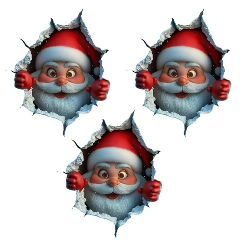 Santa Claus Wall Sticker Set - Image 14