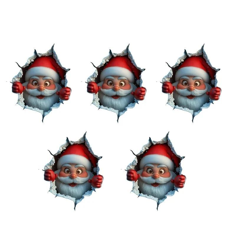 Santa Claus Wall Sticker Set - Image 15