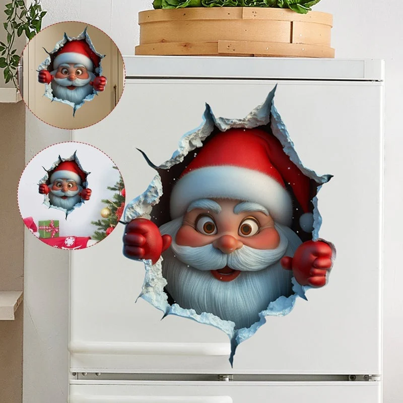 Santa Claus Wall Sticker Set - Image 2