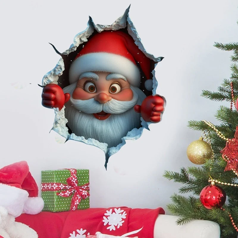Santa Claus Wall Sticker Set - Image 4