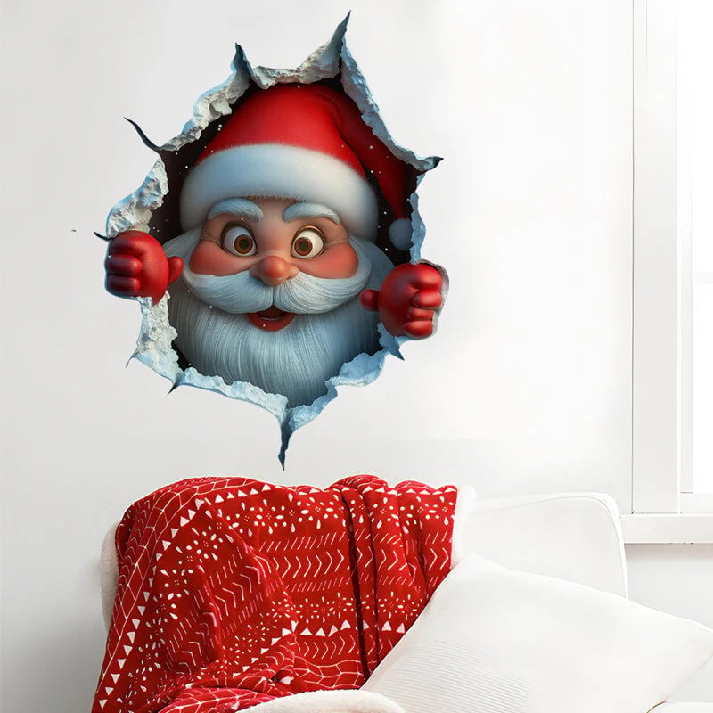 Santa Claus Wall Sticker Set - Image 5