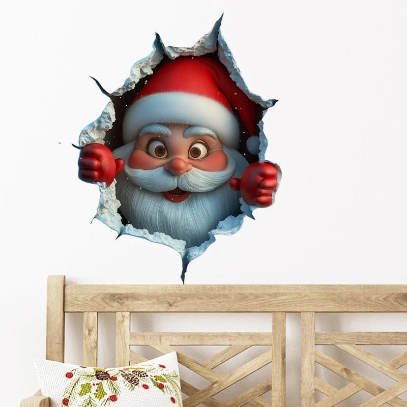 Santa Claus Wall Sticker Set - Image 6
