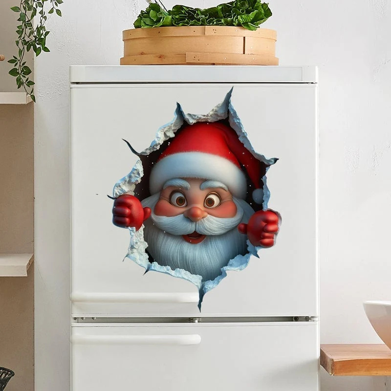Santa Claus Wall Sticker Set - Image 7