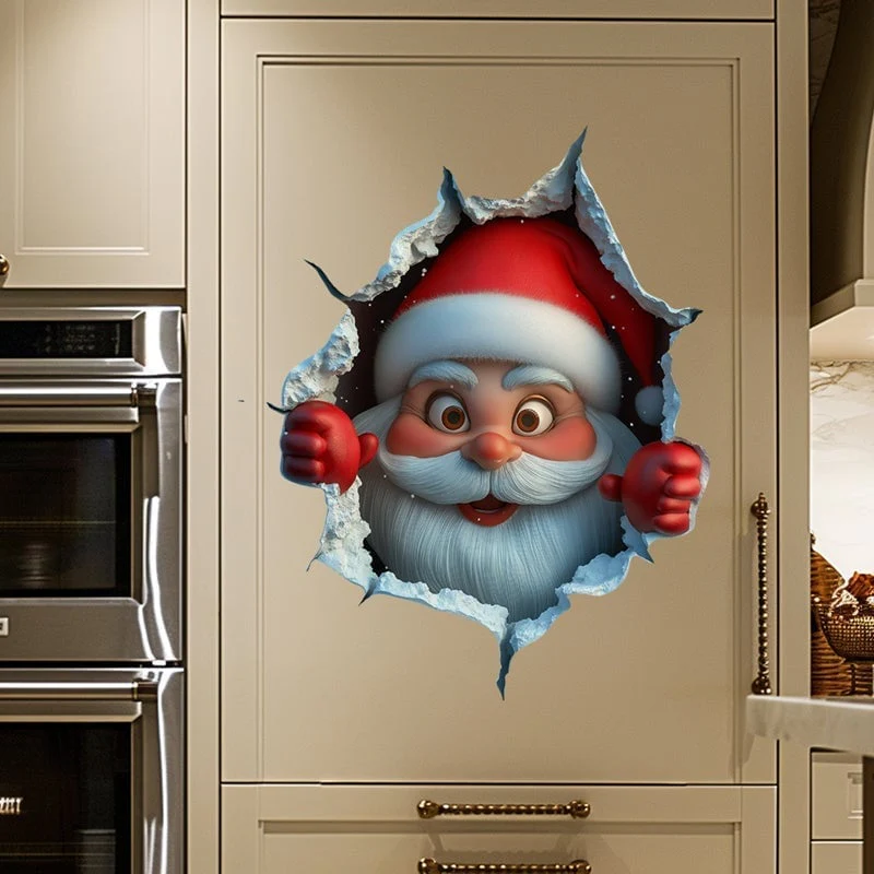 Santa Claus Wall Sticker Set - Image 8