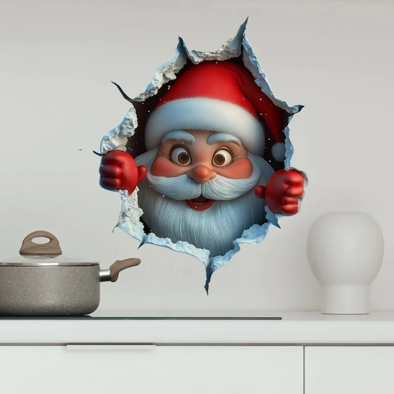 Santa Claus Wall Sticker Set - Image 9