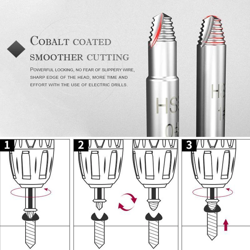 Screw Extractor(4 Pcs/5pcs/6pcs) - Image 7