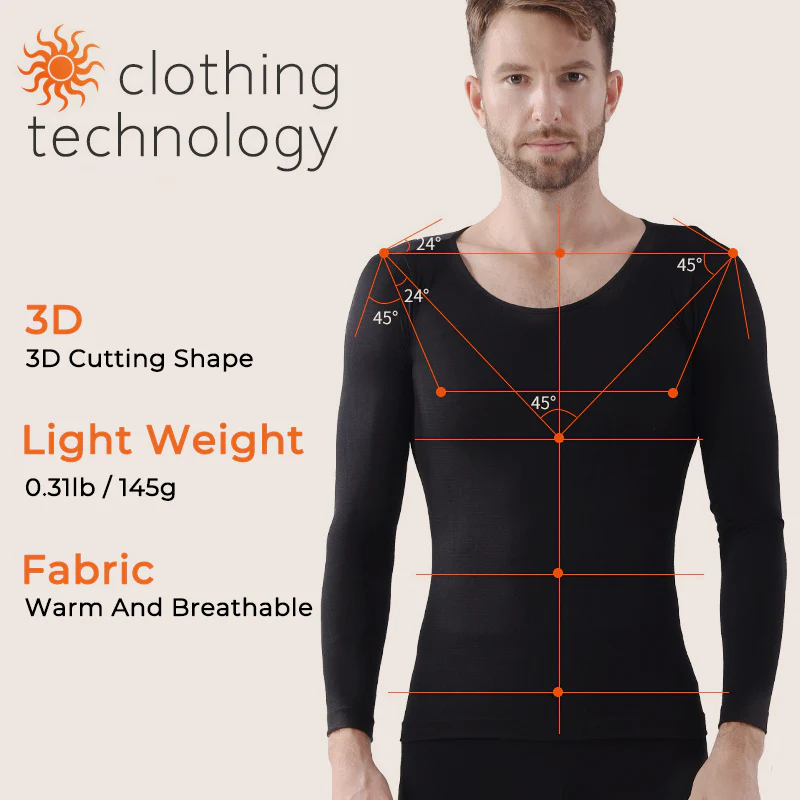 Seamless Elastic Thermal Inner Wear - Image 11