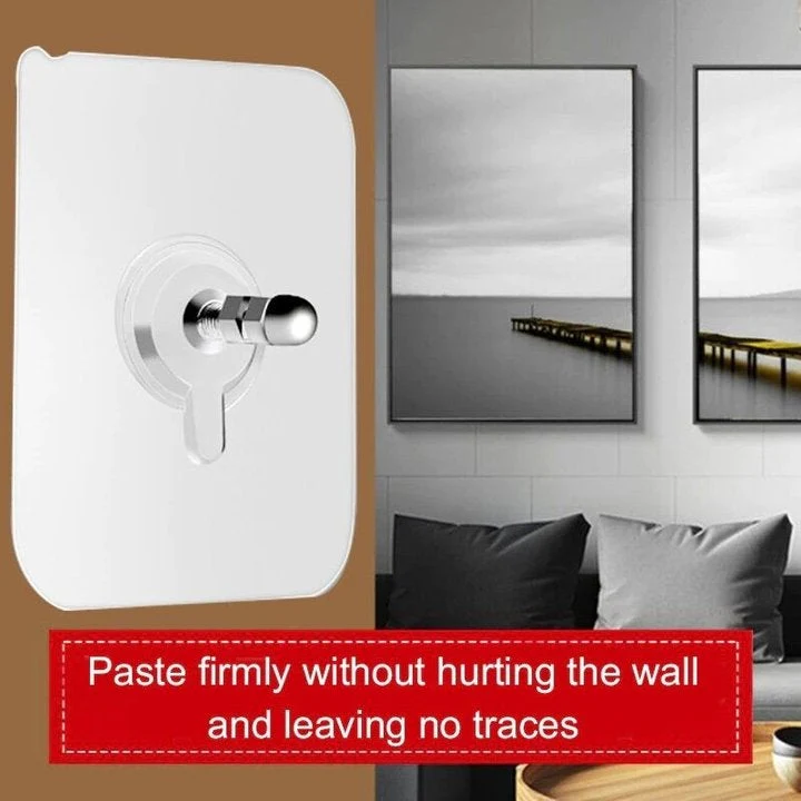 Self Adhesive Nails Wall Mount Non-Trace Screw Hook Stickers - Image 5