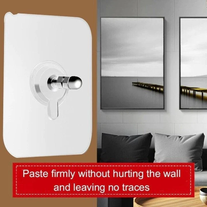 Self Adhesive Nails Wall Mount Non-Trace Screw Hook Stickers - Image 5