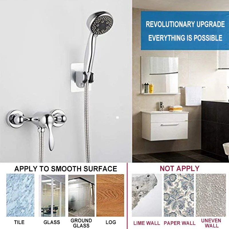 Self-adhesive Shower Head Holder - Image 5