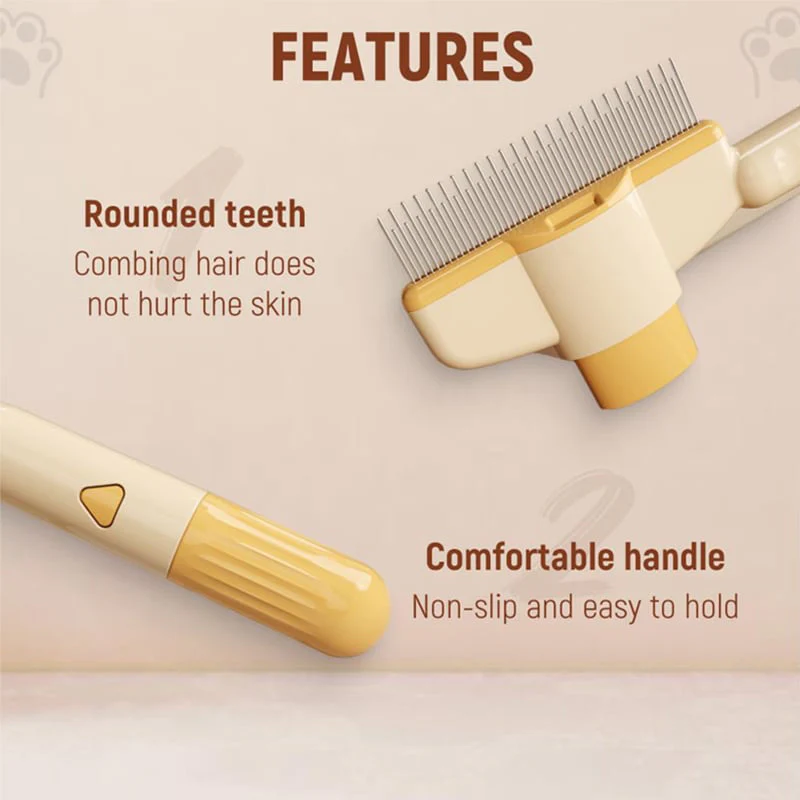 Self-Cleaning Pet Grooming Brush - Image 3