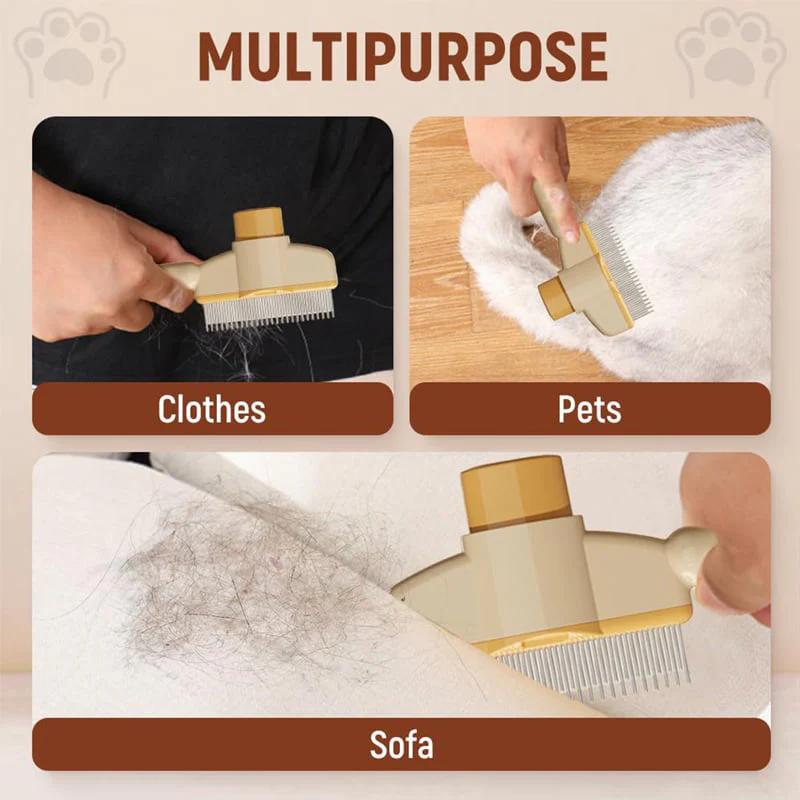 Self-Cleaning Pet Grooming Brush - Image 8