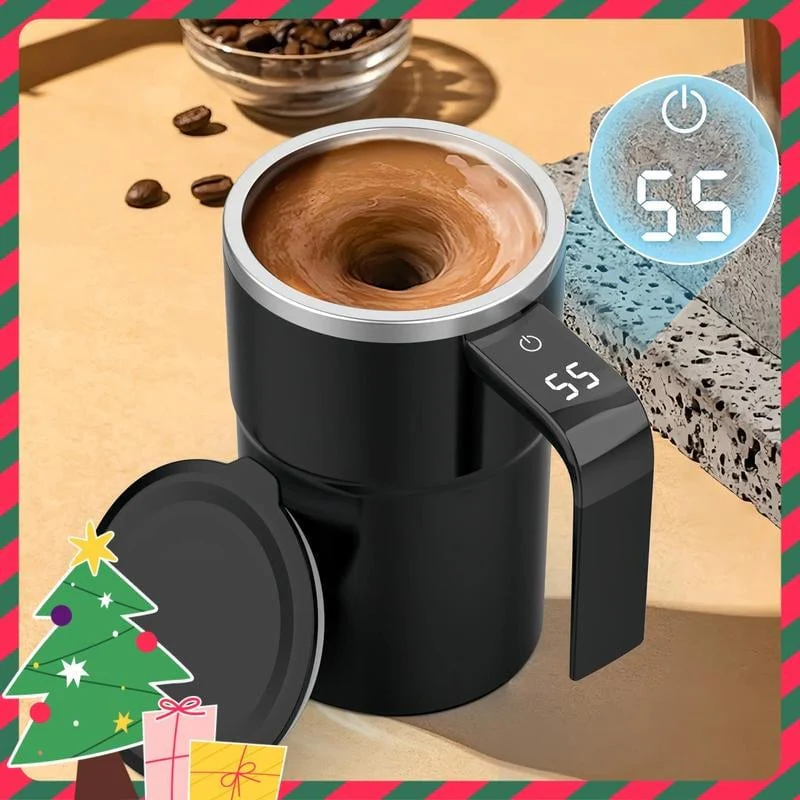 Self Stirring Coffee Mug With Lid - Image 12
