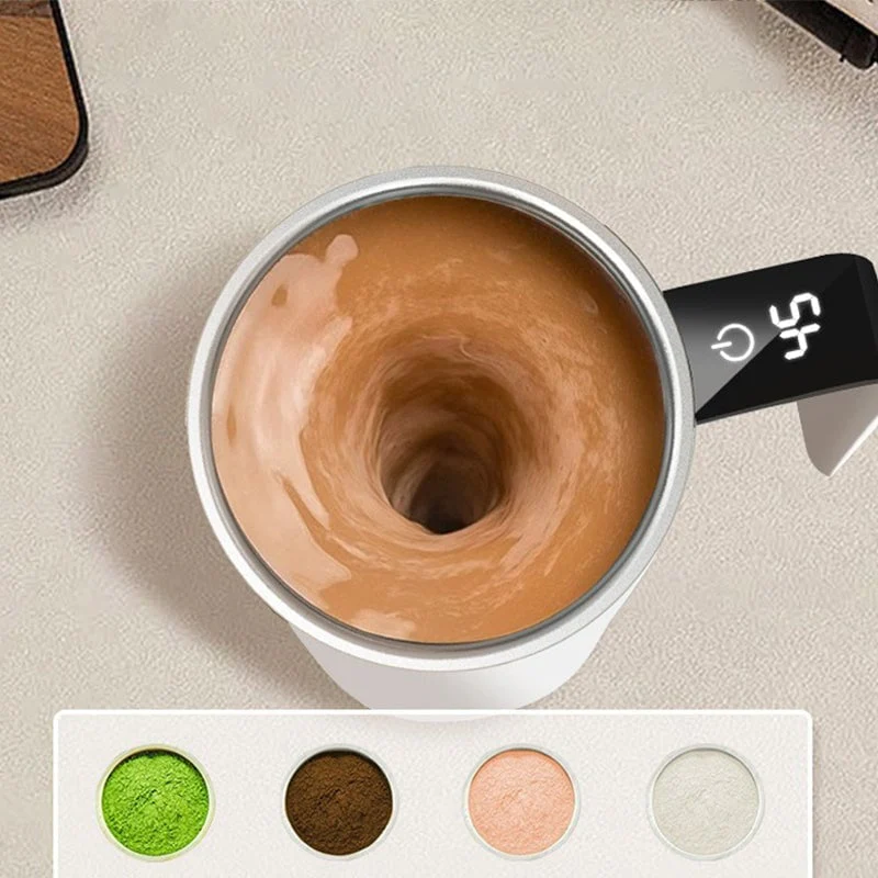 Self Stirring Coffee Mug With Lid - Image 18