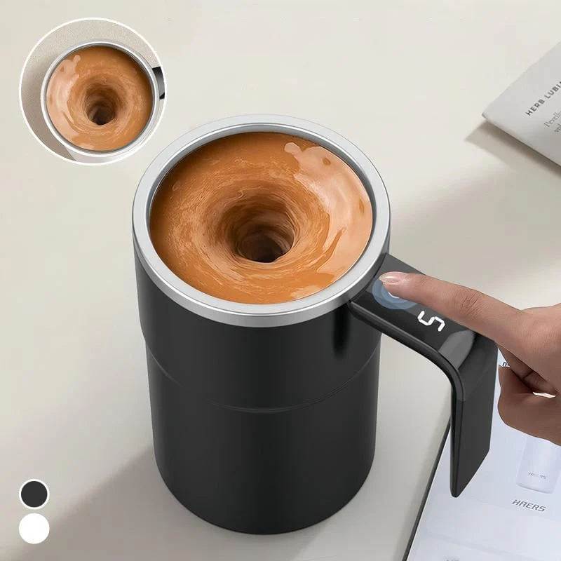 Self Stirring Coffee Mug With Lid - Image 6