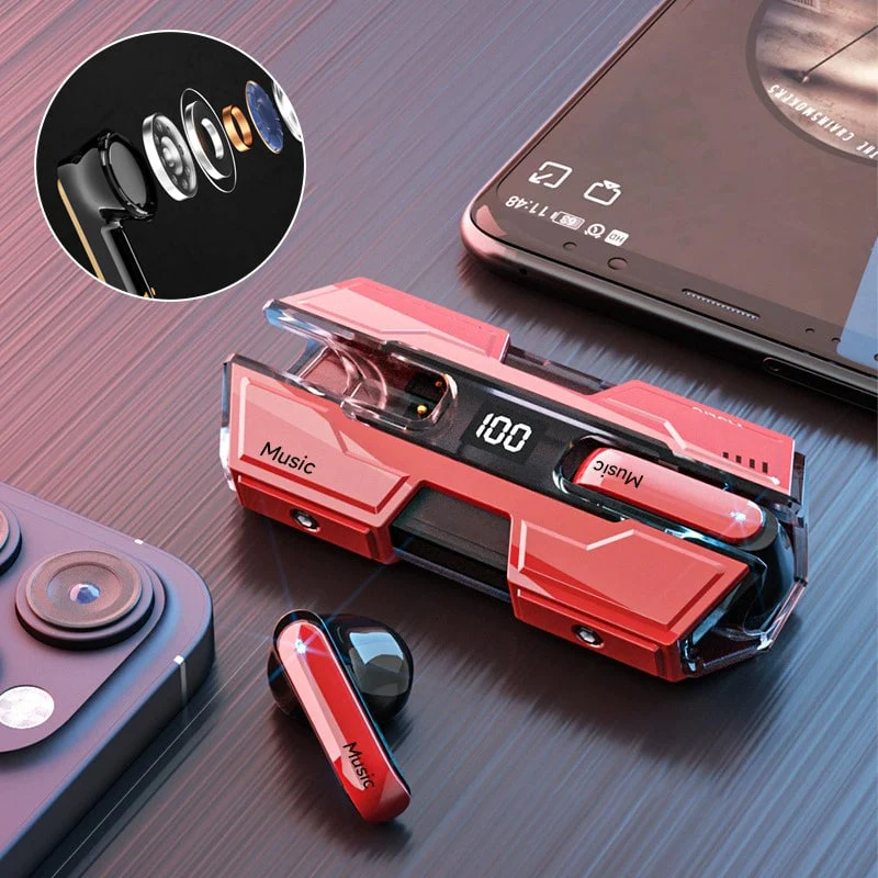 Semi-in-ear Design Wireless Headset - Image 2