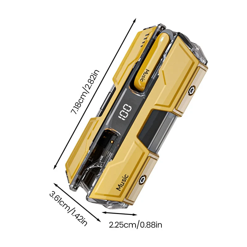 Semi-in-ear Design Wireless Headset - Image 3