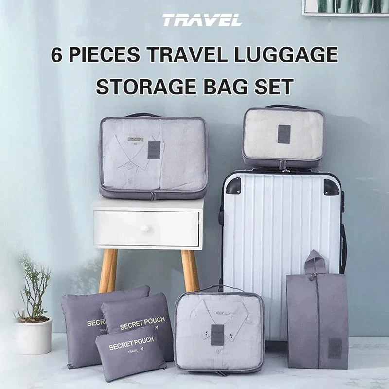 Set of 7 Travel Storage Bags - Image 2