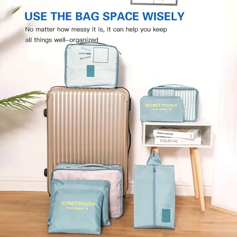 Set of 7 Travel Storage Bags - Image 4