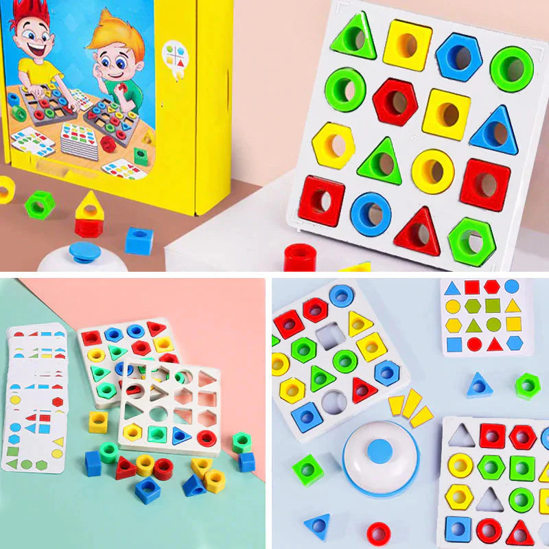Shape Matching Game Color Sensory Educational Toy - Image 2