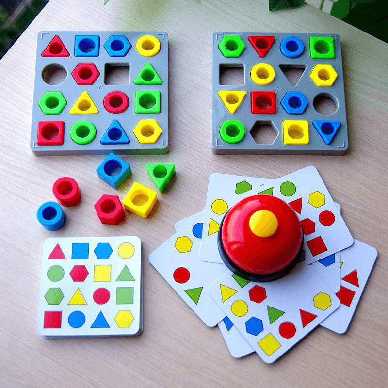 Shape Matching Game Color Sensory Educational Toy - Image 3