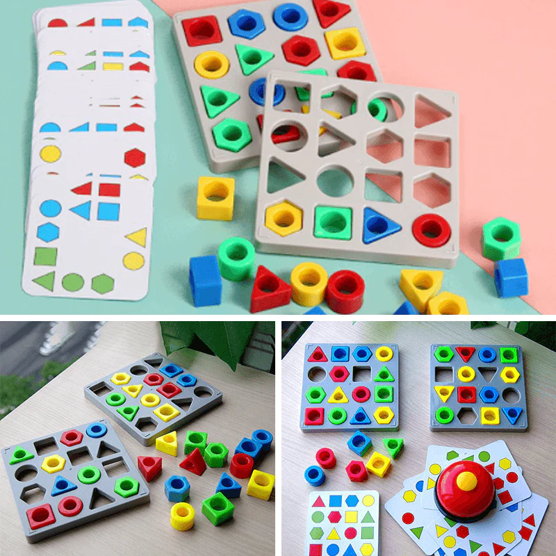 Shape Matching Game Color Sensory Educational Toy - Image 4