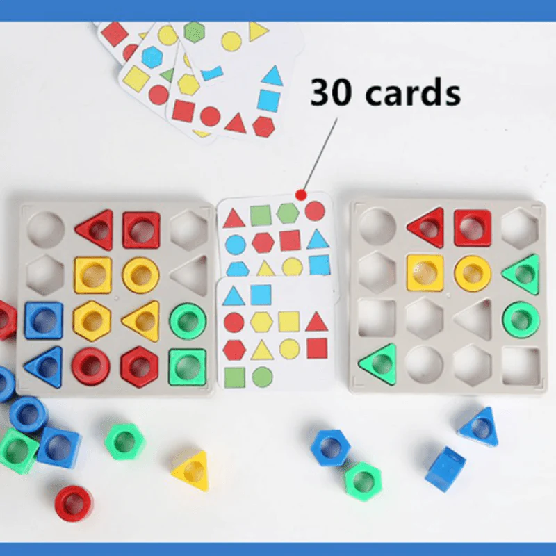 Shape Matching Game Color Sensory Educational Toy - Image 5