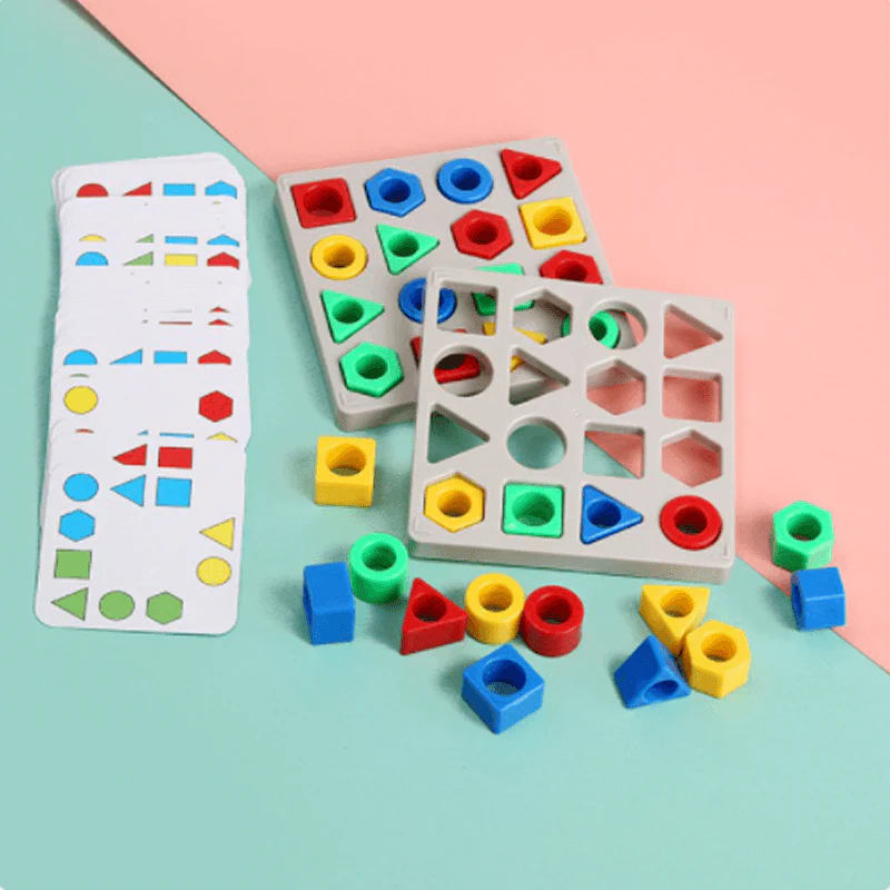 Shape Matching Game Color Sensory Educational Toy - Image 6