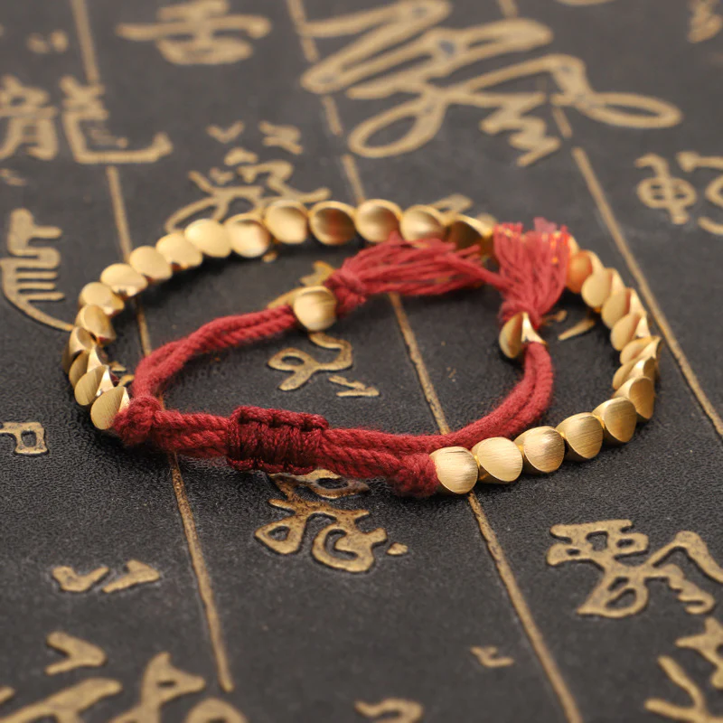 Shaped Copper Bead Bracelet - Image 4