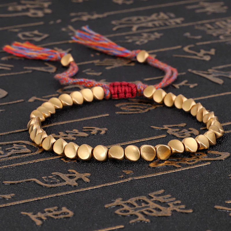 Shaped Copper Bead Bracelet - Image 5