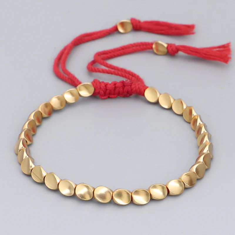 Shaped Copper Bead Bracelet - Image 6